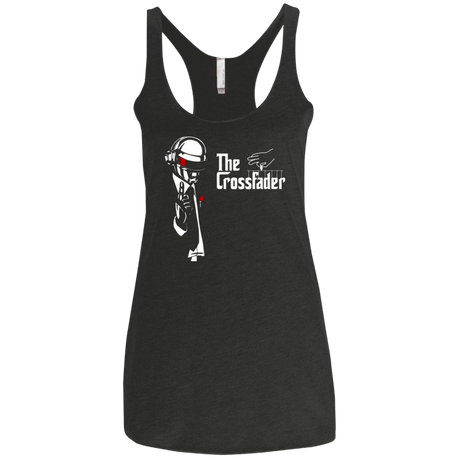T-Shirts Vintage Black / X-Small The Crossfader Women's Triblend Racerback Tank