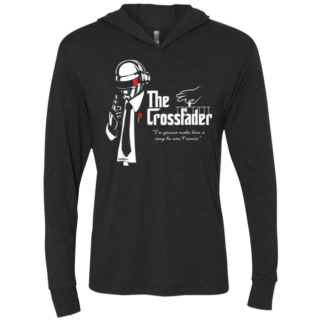 T-Shirts Vintage Black / X-Small The Crossfader2 Triblend Long Sleeve Hoodie Tee