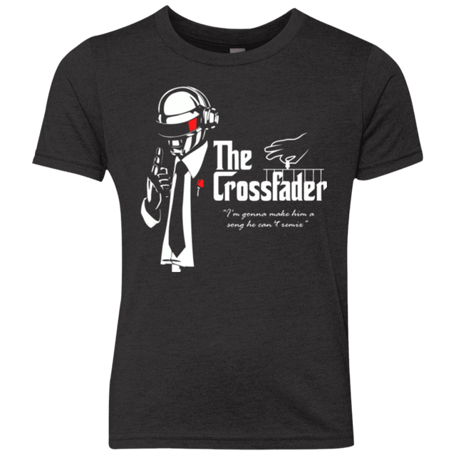 T-Shirts Vintage Black / YXS The Crossfader2 Youth Triblend T-Shirt