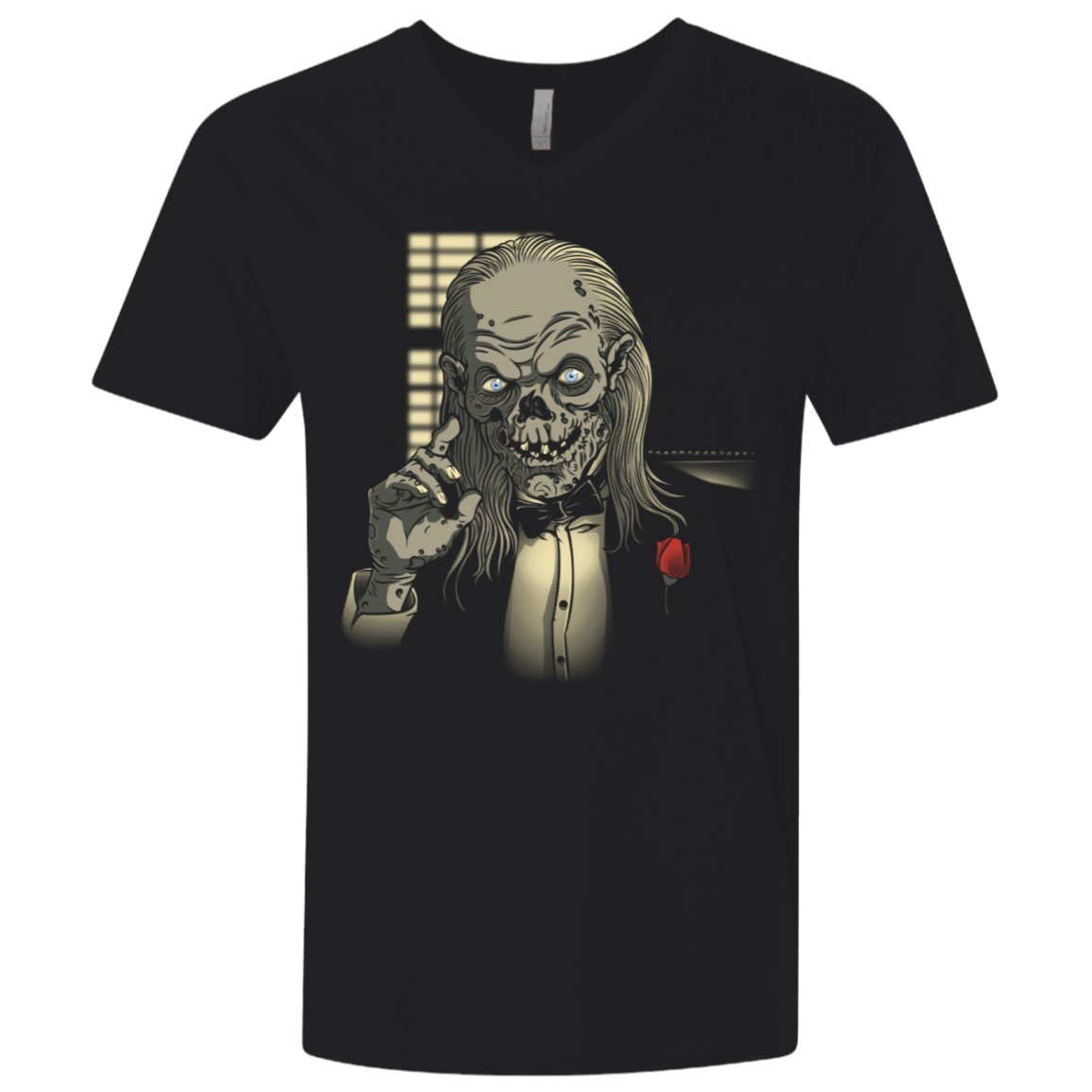 T-Shirts Black / X-Small The Crypt Father Men's Premium V-Neck