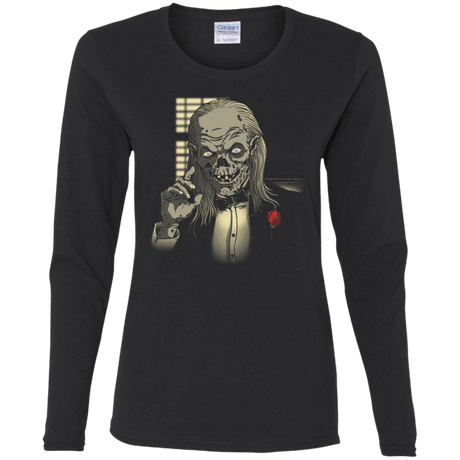 T-Shirts Black / S The Crypt Father Women's Long Sleeve T-Shirt