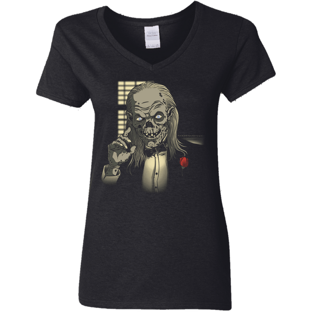 T-Shirts Black / S The Crypt Father Women's V-Neck T-Shirt