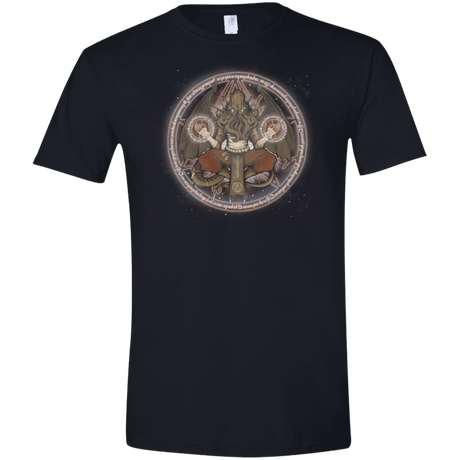 T-Shirts Black / S The Cthulhu Runes Men's Semi-Fitted Softstyle