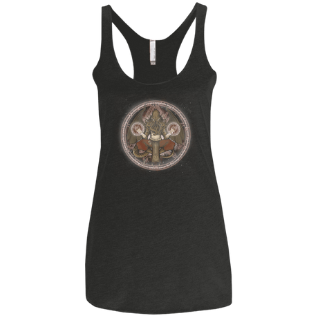 T-Shirts Vintage Black / X-Small The Cthulhu Runes Women's Triblend Racerback Tank