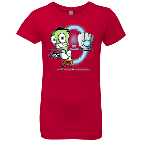 T-Shirts Red / YXS THE CUPCAKE IS A LIE Girls Premium T-Shirt