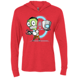 T-Shirts Vintage Red / X-Small THE CUPCAKE IS A LIE Triblend Long Sleeve Hoodie Tee