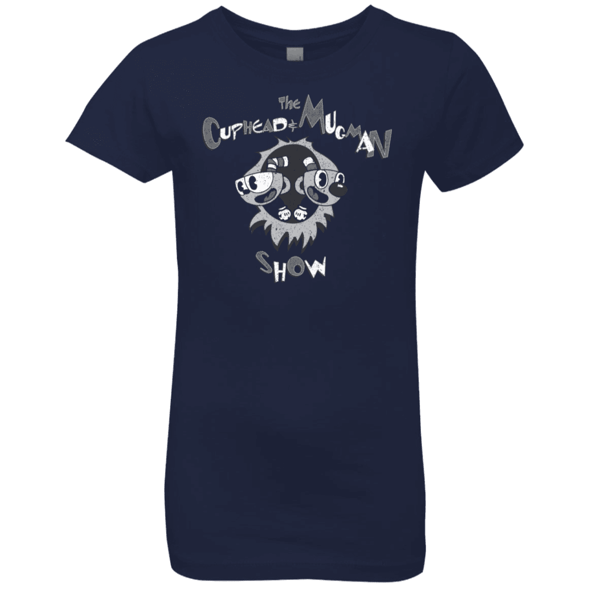 T-Shirts Midnight Navy / YXS The Cuphead & Mugman Show Girls Premium T-Shirt