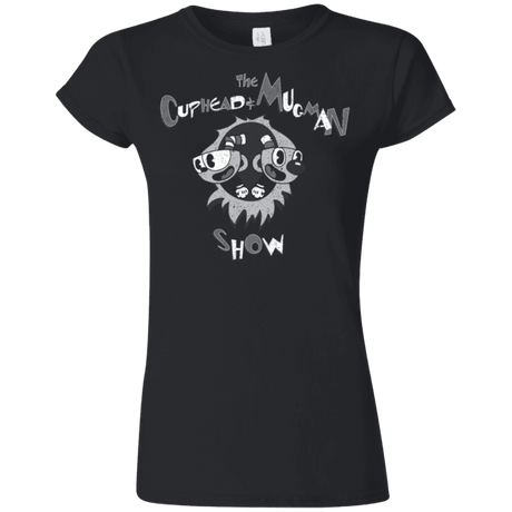 T-Shirts Black / S The Cuphead & Mugman Show Junior Slimmer-Fit T-Shirt