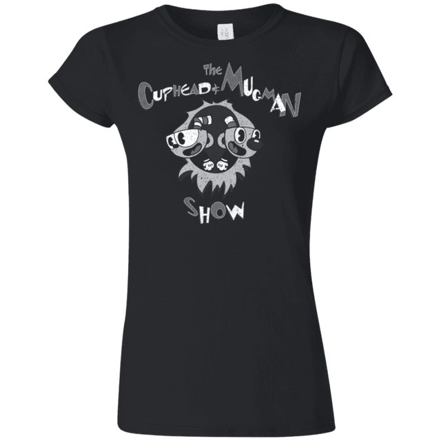 T-Shirts Black / S The Cuphead & Mugman Show Junior Slimmer-Fit T-Shirt