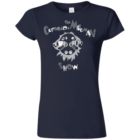 T-Shirts Navy / S The Cuphead & Mugman Show Junior Slimmer-Fit T-Shirt