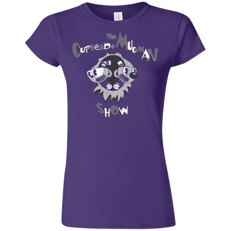 T-Shirts Purple / S The Cuphead & Mugman Show Junior Slimmer-Fit T-Shirt