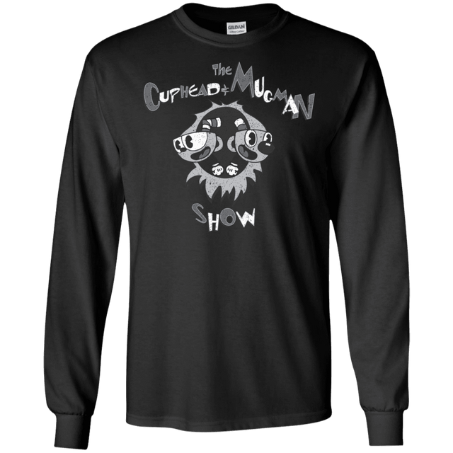 T-Shirts Black / S The Cuphead & Mugman Show Men's Long Sleeve T-Shirt