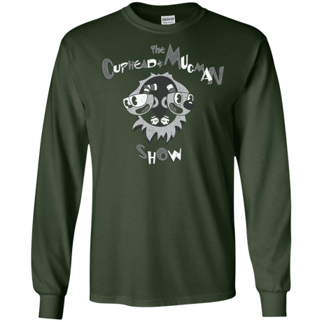 T-Shirts Forest Green / S The Cuphead & Mugman Show Men's Long Sleeve T-Shirt