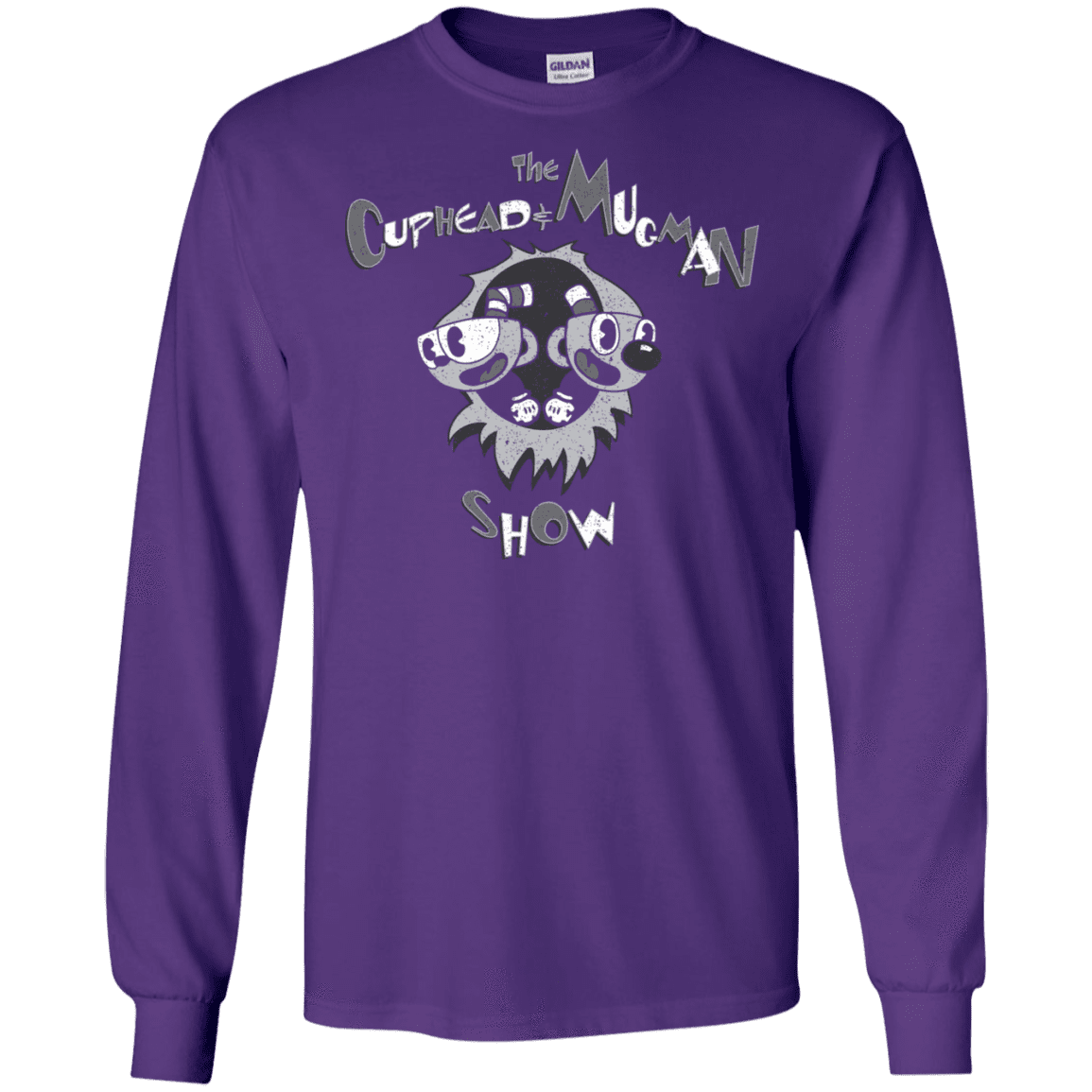 T-Shirts Purple / S The Cuphead & Mugman Show Men's Long Sleeve T-Shirt