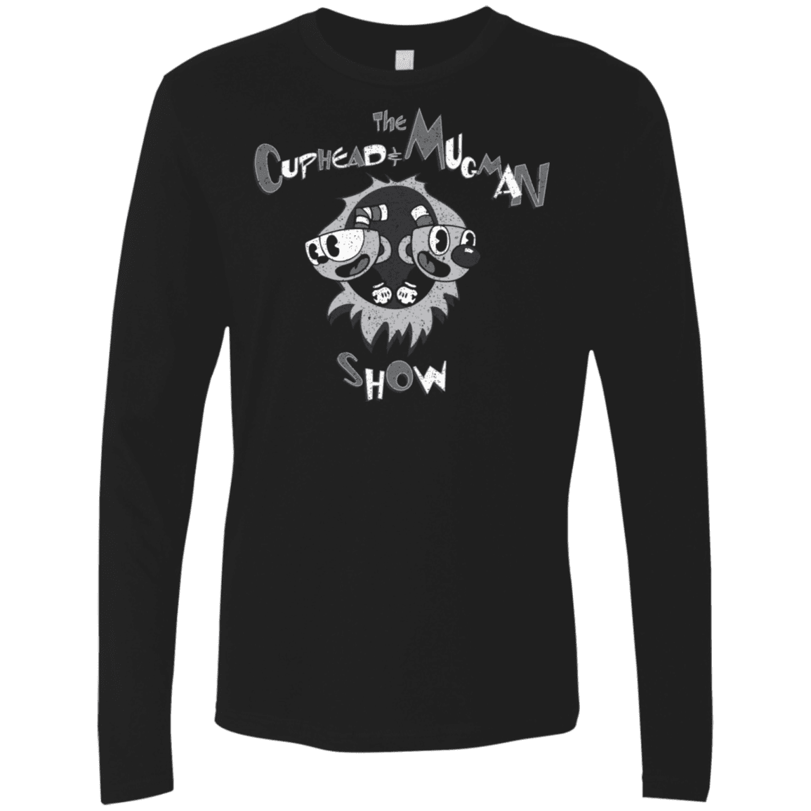 T-Shirts Black / S The Cuphead & Mugman Show Men's Premium Long Sleeve