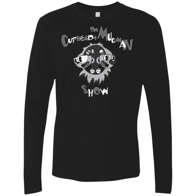 T-Shirts Black / S The Cuphead & Mugman Show Men's Premium Long Sleeve