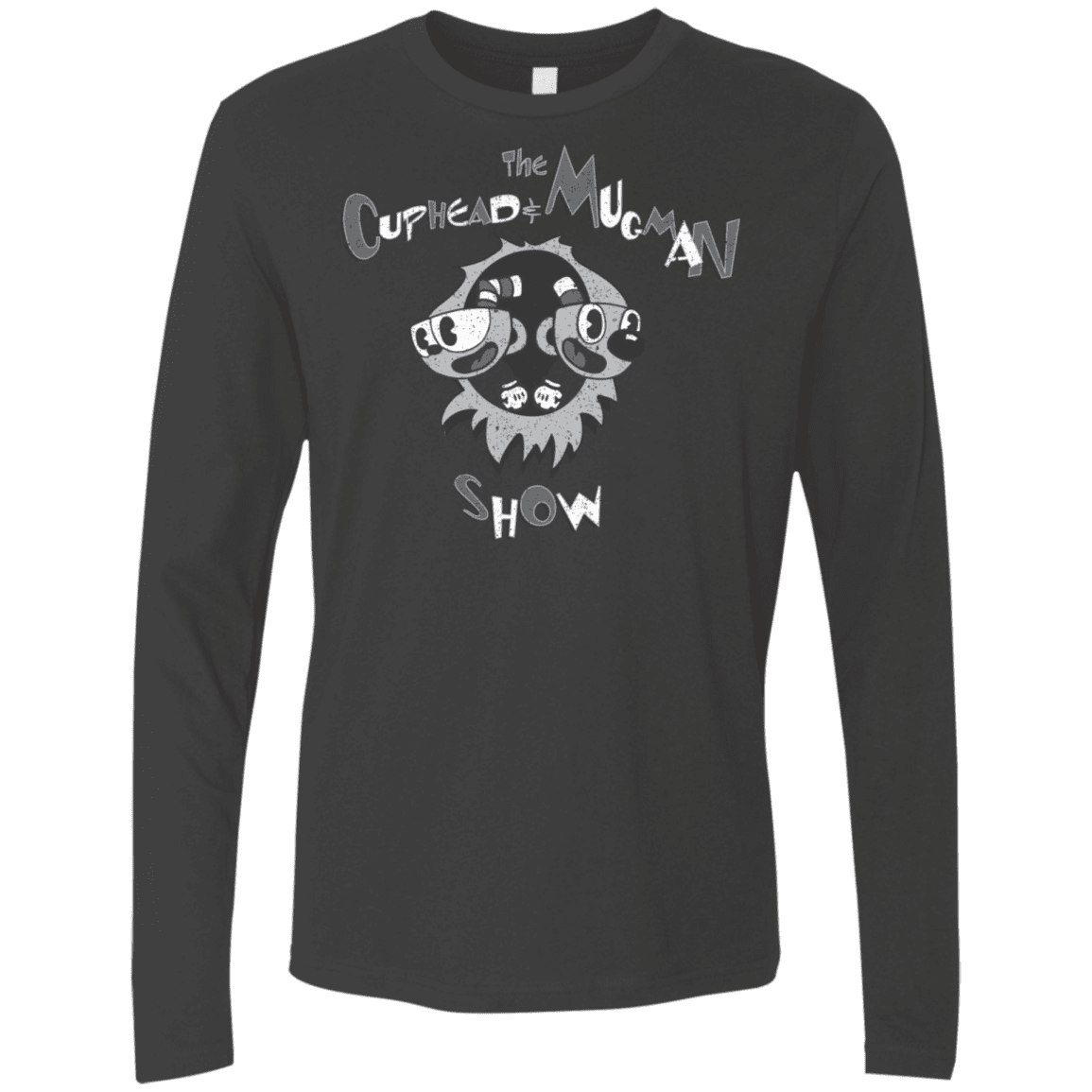 T-Shirts Heavy Metal / S The Cuphead & Mugman Show Men's Premium Long Sleeve