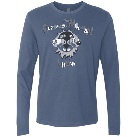 T-Shirts Indigo / S The Cuphead & Mugman Show Men's Premium Long Sleeve