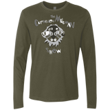 T-Shirts Military Green / S The Cuphead & Mugman Show Men's Premium Long Sleeve