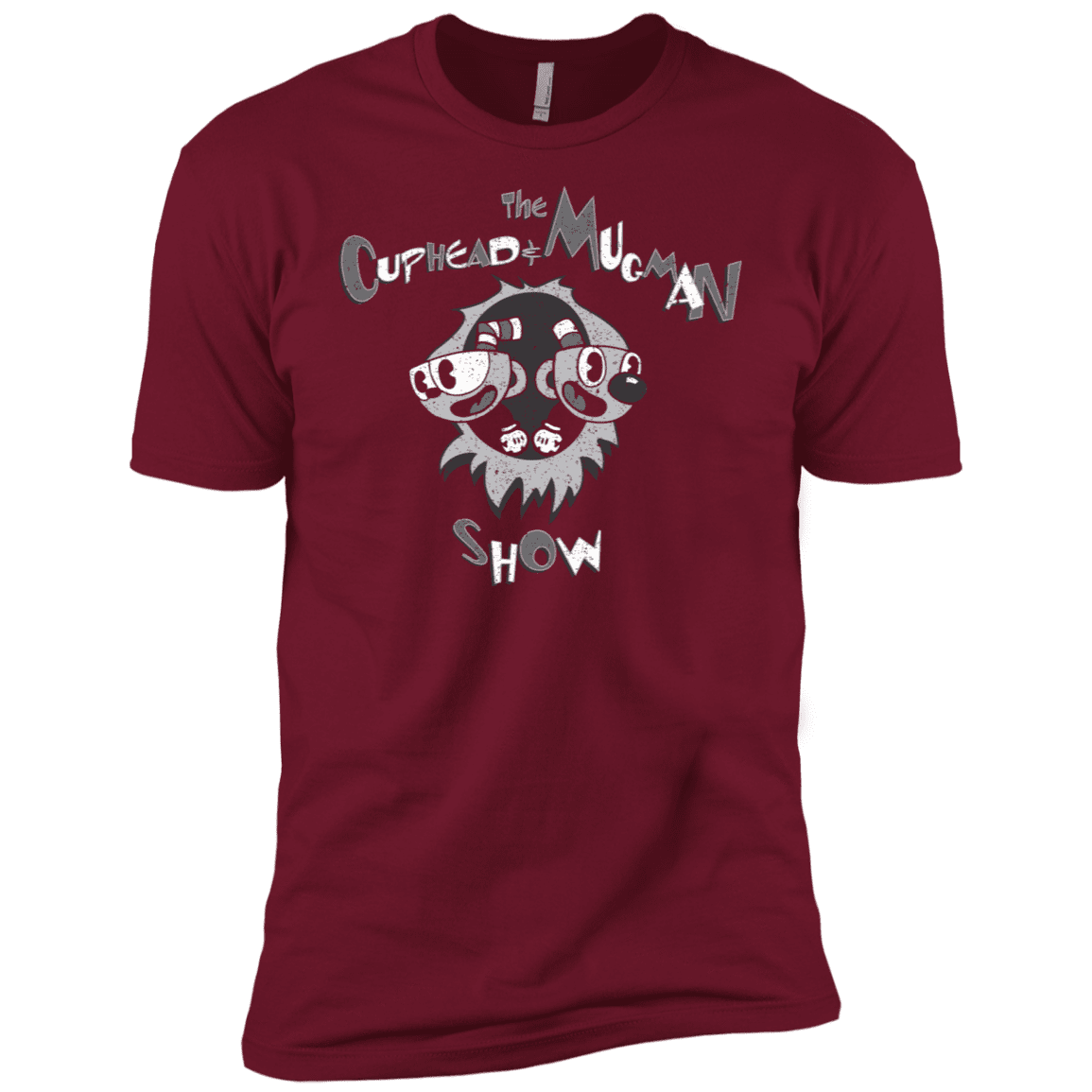 T-Shirts Cardinal / X-Small The Cuphead & Mugman Show Men's Premium T-Shirt