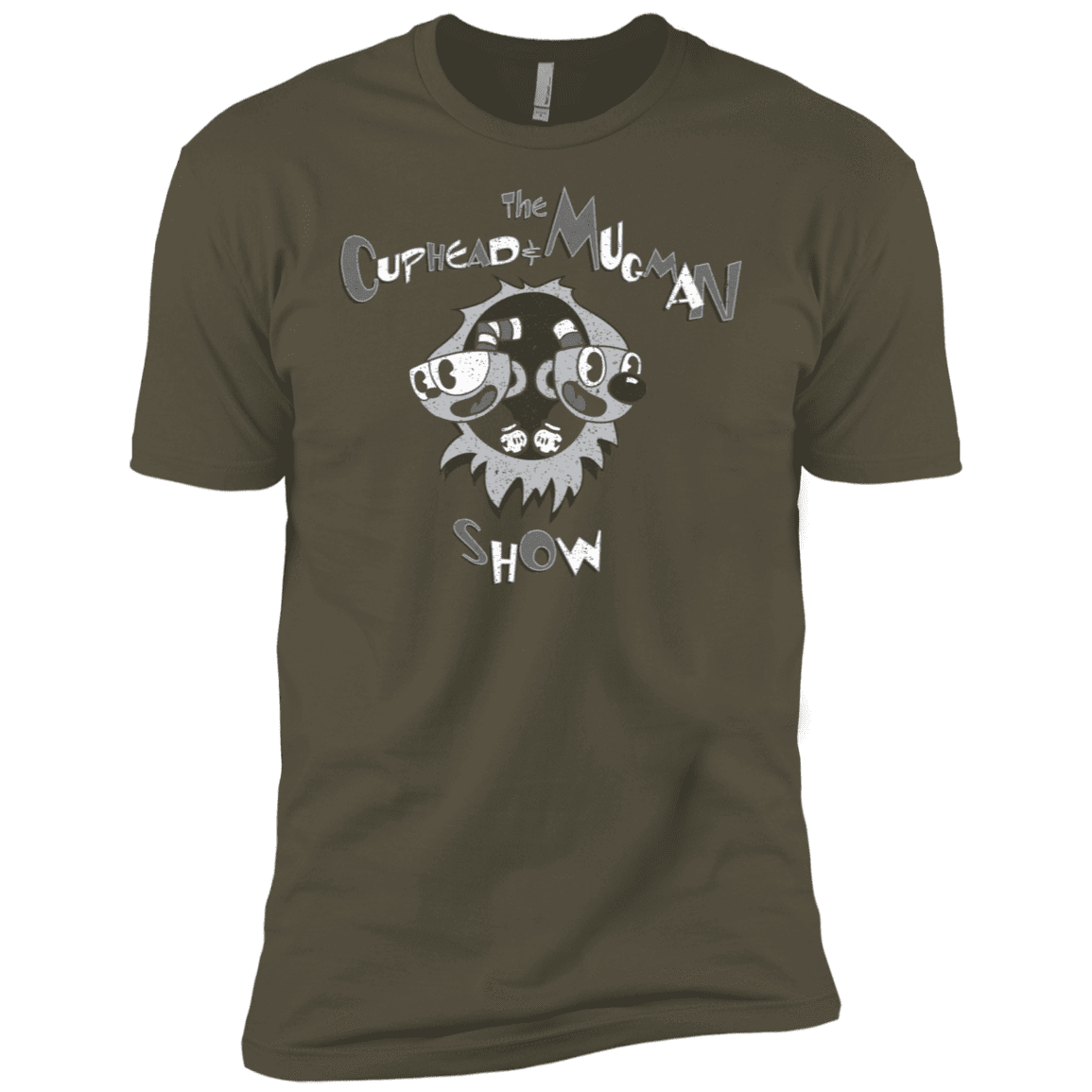 T-Shirts Military Green / X-Small The Cuphead & Mugman Show Men's Premium T-Shirt