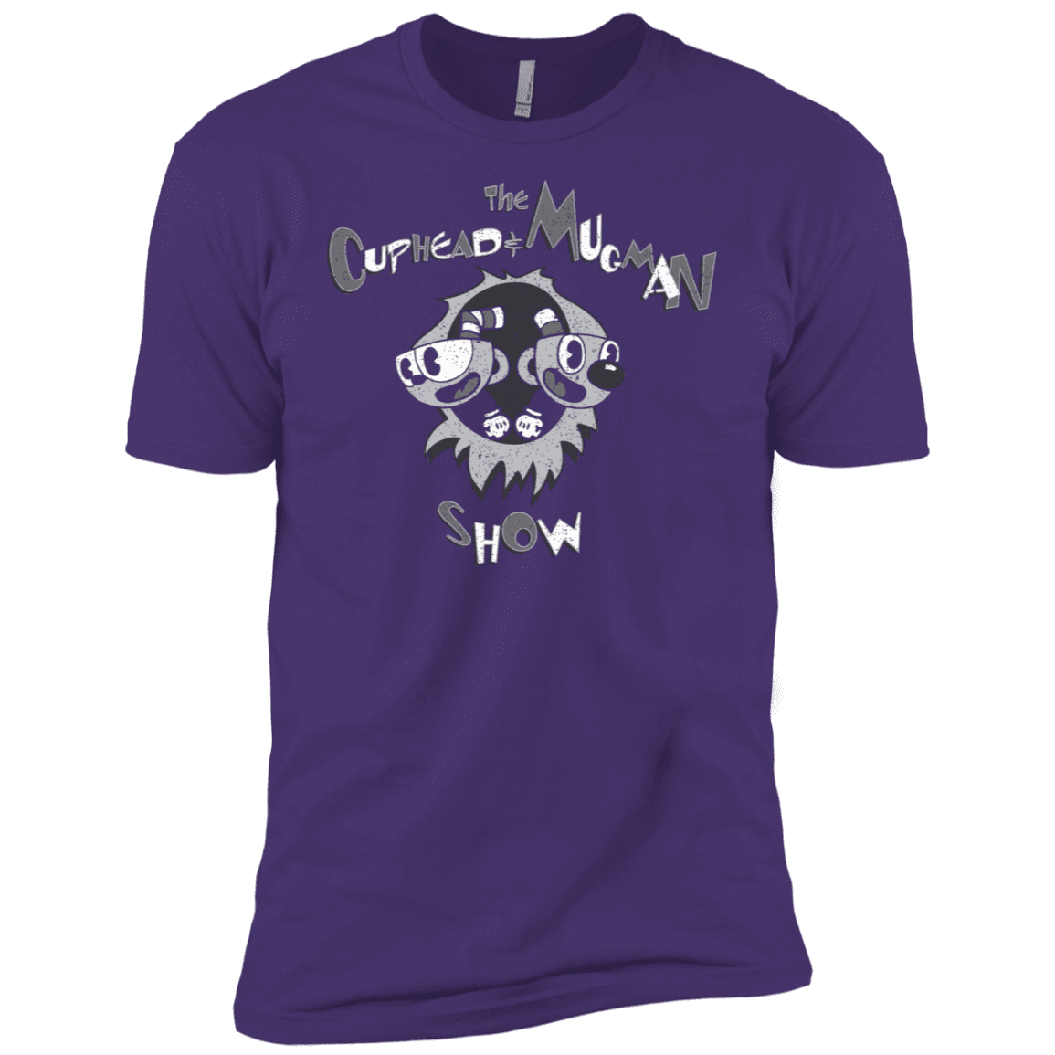 T-Shirts Purple Rush/ / X-Small The Cuphead & Mugman Show Men's Premium T-Shirt