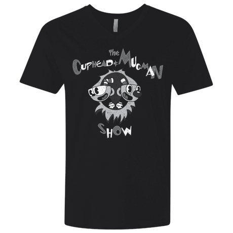 T-Shirts Black / X-Small The Cuphead & Mugman Show Men's Premium V-Neck