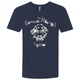 T-Shirts Midnight Navy / X-Small The Cuphead & Mugman Show Men's Premium V-Neck
