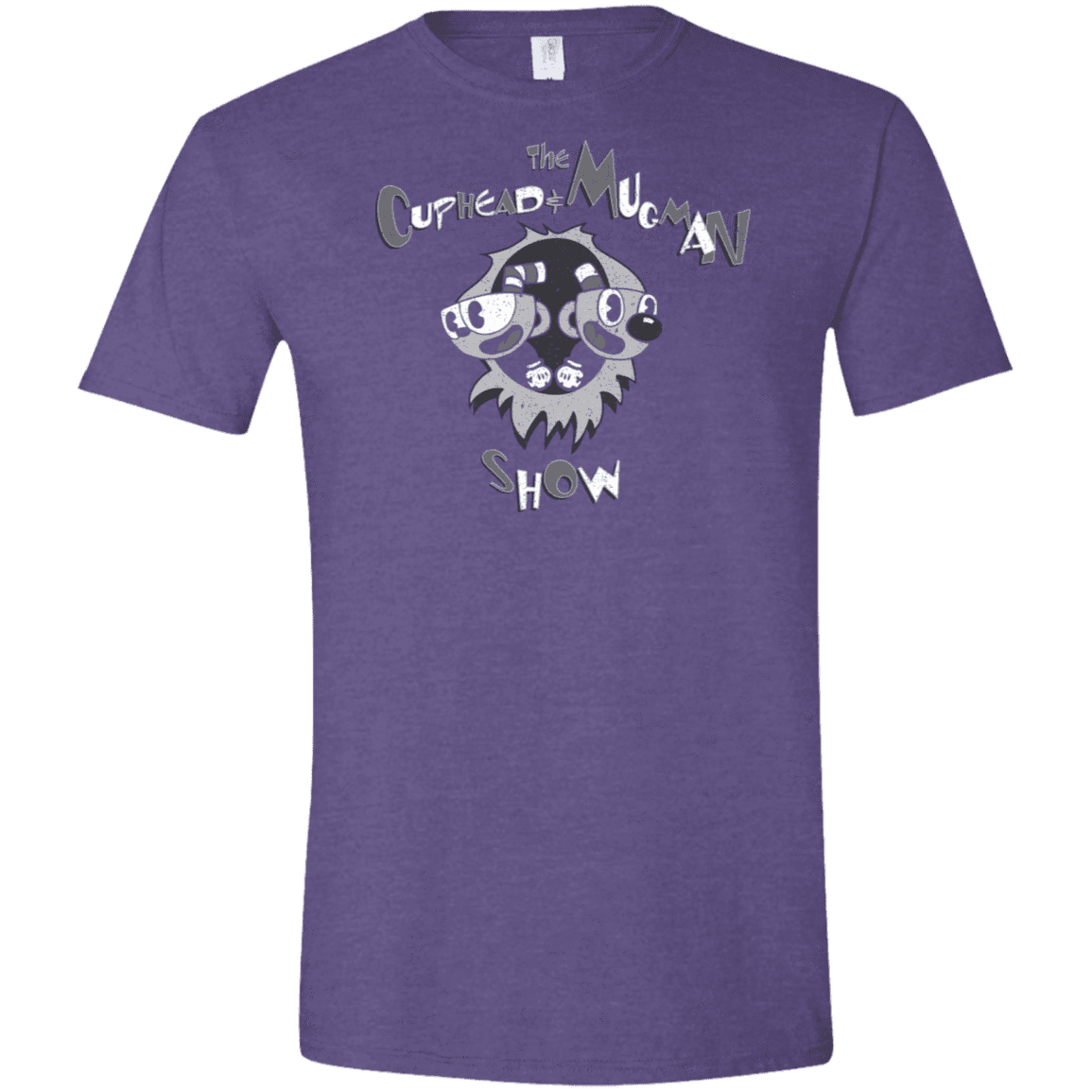 T-Shirts Heather Purple / S The Cuphead & Mugman Show Men's Semi-Fitted Softstyle