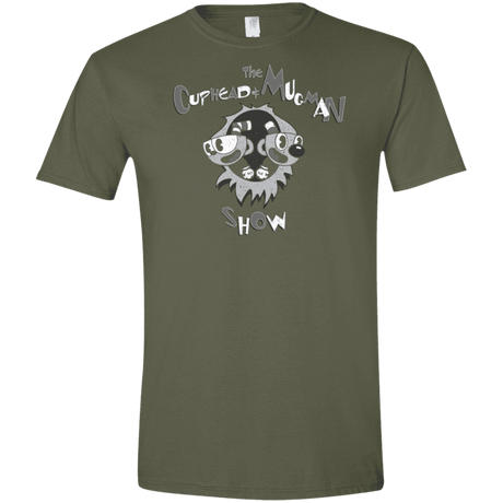 T-Shirts Military Green / S The Cuphead & Mugman Show Men's Semi-Fitted Softstyle