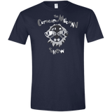 T-Shirts Navy / X-Small The Cuphead & Mugman Show Men's Semi-Fitted Softstyle