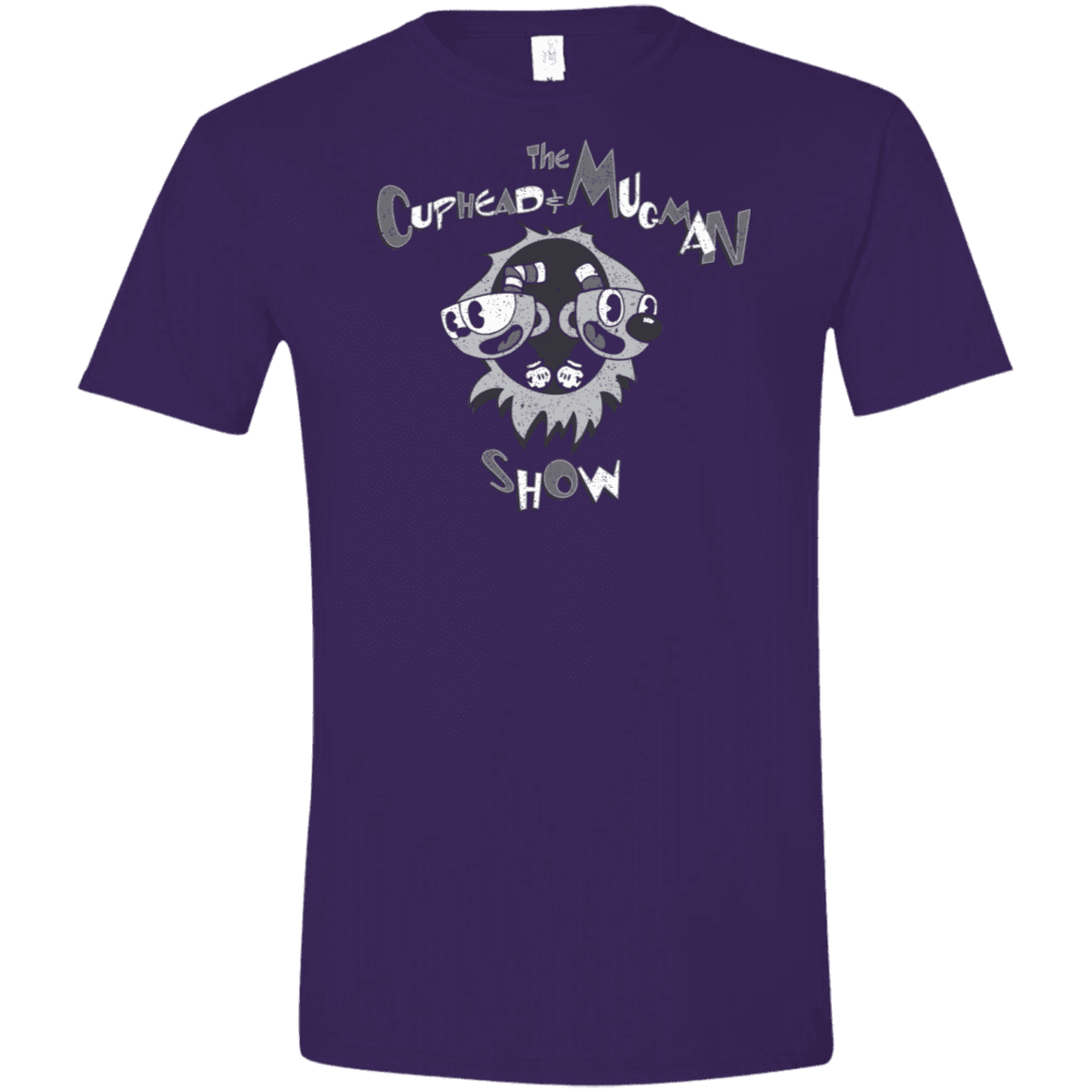 T-Shirts Purple / S The Cuphead & Mugman Show Men's Semi-Fitted Softstyle