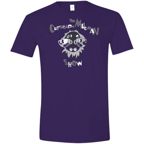 T-Shirts Purple / S The Cuphead & Mugman Show Men's Semi-Fitted Softstyle
