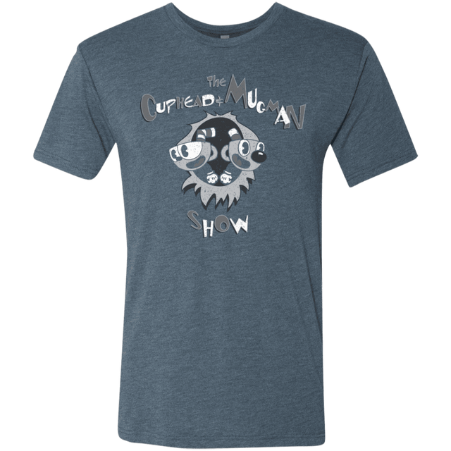 T-Shirts Indigo / S The Cuphead & Mugman Show Men's Triblend T-Shirt