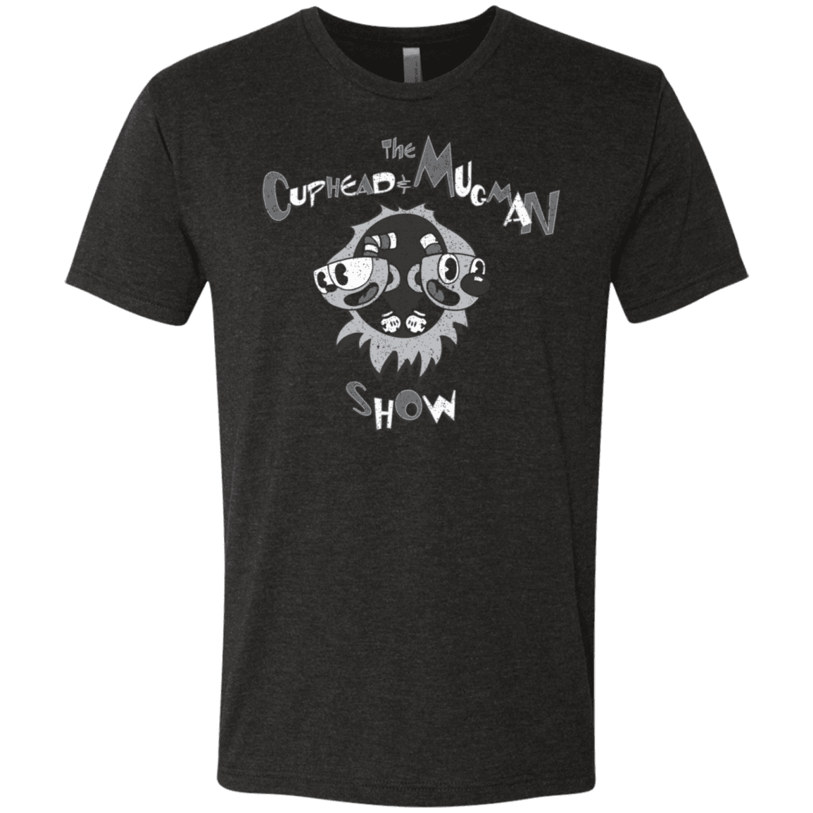 T-Shirts Vintage Black / S The Cuphead & Mugman Show Men's Triblend T-Shirt