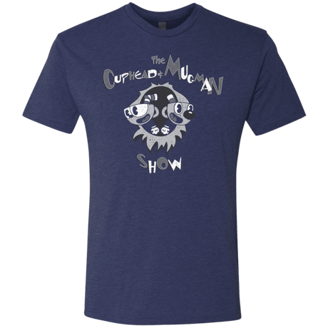 T-Shirts Vintage Navy / S The Cuphead & Mugman Show Men's Triblend T-Shirt