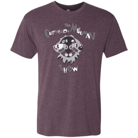 T-Shirts Vintage Purple / S The Cuphead & Mugman Show Men's Triblend T-Shirt