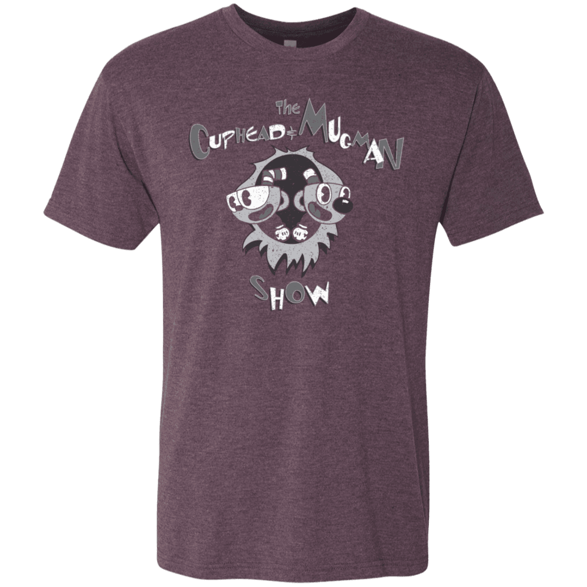 T-Shirts Vintage Purple / S The Cuphead & Mugman Show Men's Triblend T-Shirt