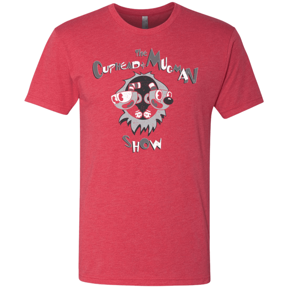 T-Shirts Vintage Red / S The Cuphead & Mugman Show Men's Triblend T-Shirt