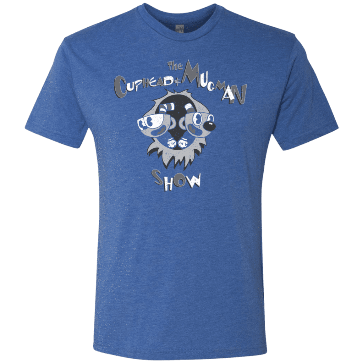 T-Shirts Vintage Royal / S The Cuphead & Mugman Show Men's Triblend T-Shirt