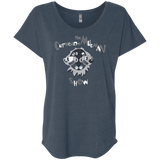 T-Shirts Indigo / X-Small The Cuphead & Mugman Show Triblend Dolman Sleeve