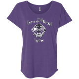 T-Shirts Purple Rush / X-Small The Cuphead & Mugman Show Triblend Dolman Sleeve