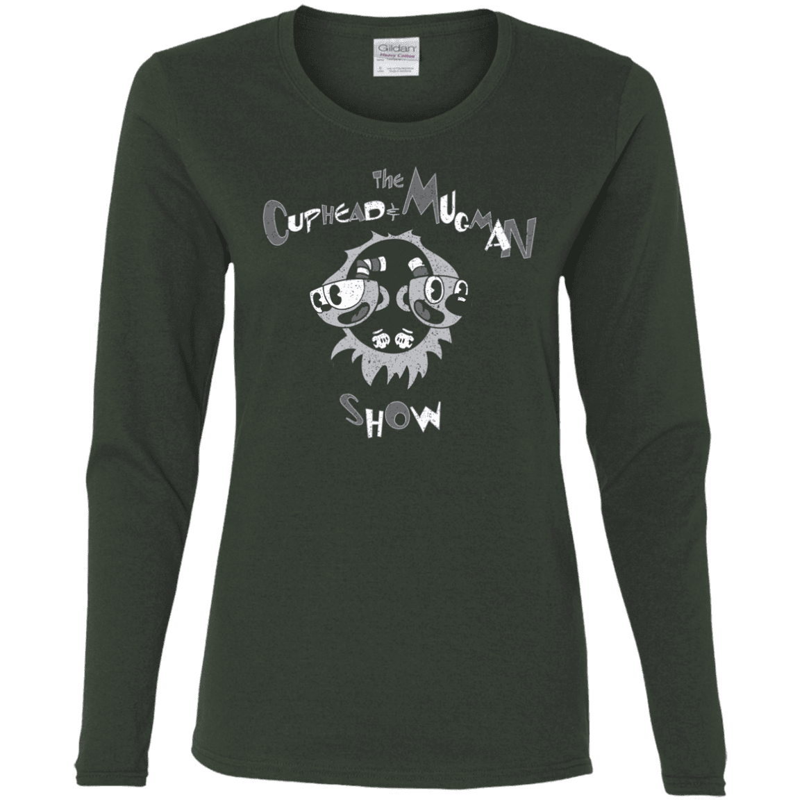 T-Shirts Forest / S The Cuphead & Mugman Show Women's Long Sleeve T-Shirt