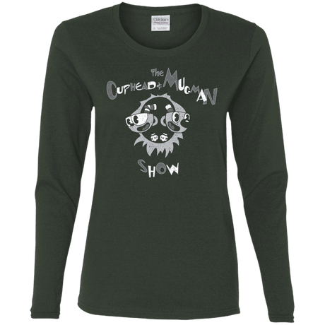 T-Shirts Forest / S The Cuphead & Mugman Show Women's Long Sleeve T-Shirt