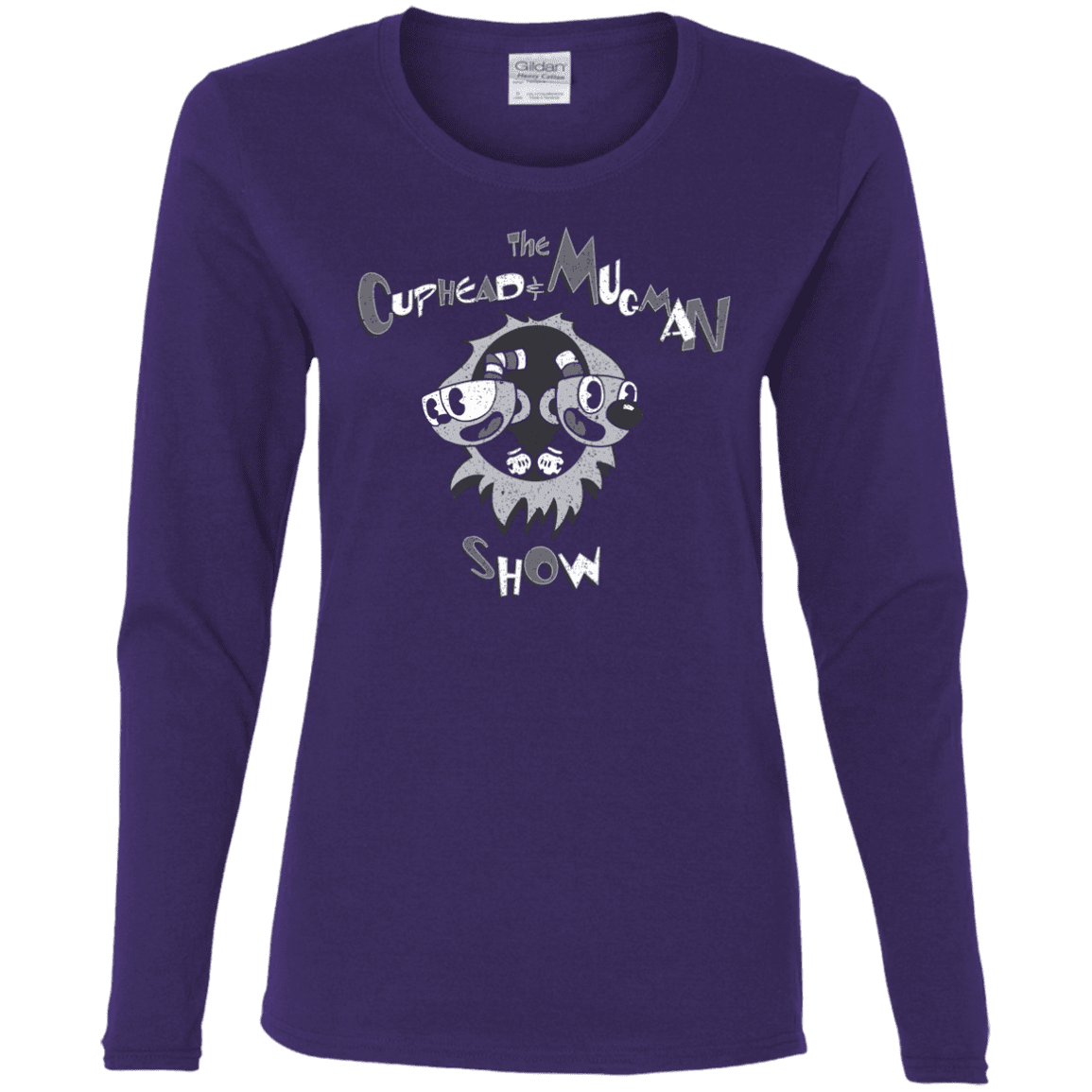 T-Shirts Purple / S The Cuphead & Mugman Show Women's Long Sleeve T-Shirt