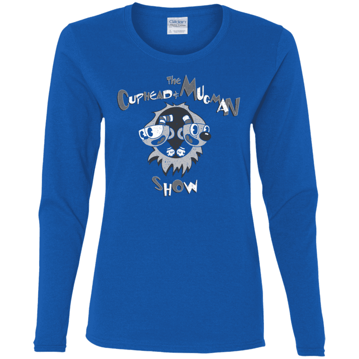 T-Shirts Royal / S The Cuphead & Mugman Show Women's Long Sleeve T-Shirt