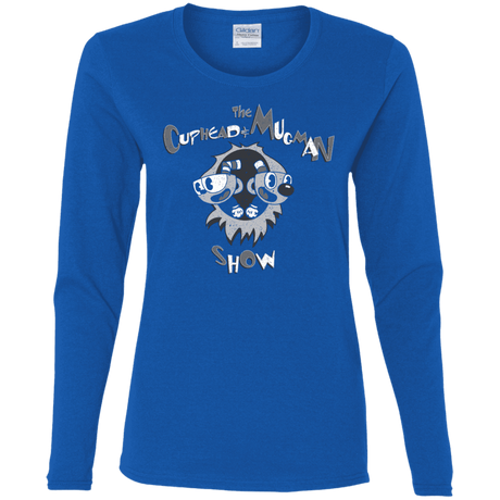 T-Shirts Royal / S The Cuphead & Mugman Show Women's Long Sleeve T-Shirt