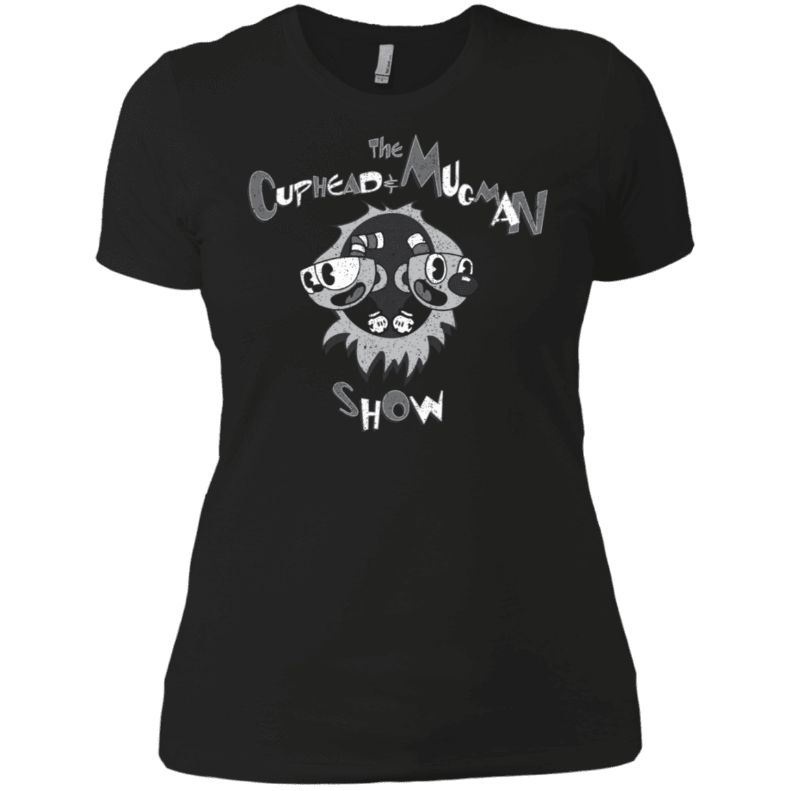 T-Shirts Black / X-Small The Cuphead & Mugman Show Women's Premium T-Shirt