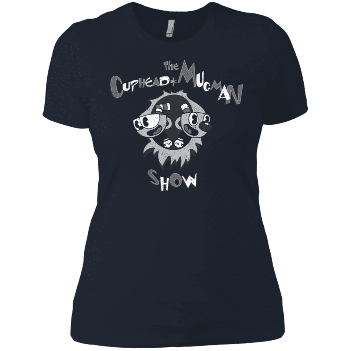 T-Shirts Midnight Navy / X-Small The Cuphead & Mugman Show Women's Premium T-Shirt
