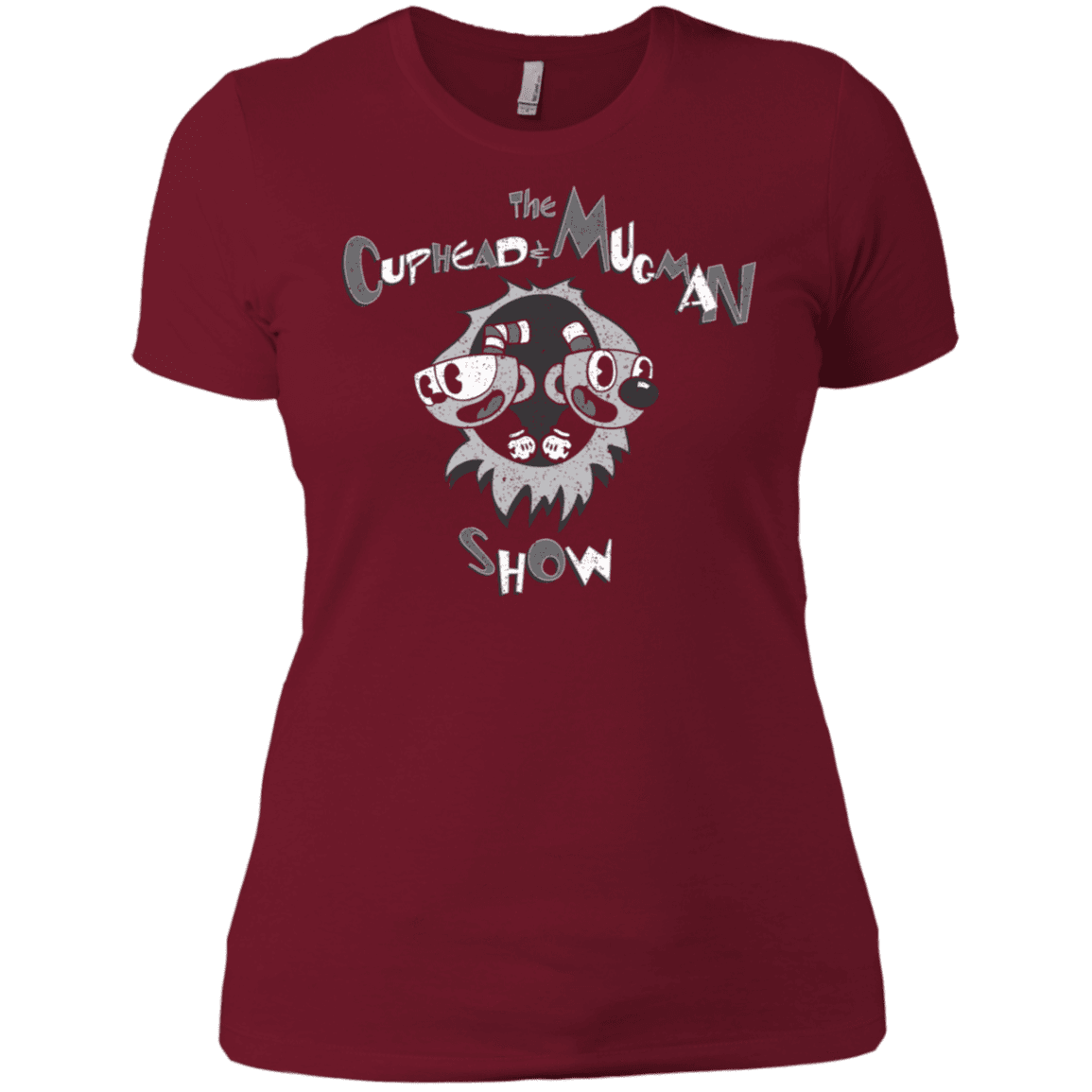 T-Shirts Scarlet / X-Small The Cuphead & Mugman Show Women's Premium T-Shirt